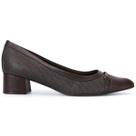 Sapato Scarpin Feminino Piccadilly Taci 739099 Salto Bloco Médio 4cm Conforto