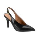 Sapato Scarpin Feminino Salto Fino Aberto Vizzano 1184.1726 - Preto - 35