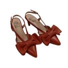 Sapato scarpin lizielizi bolonha vermelho 10016.4645