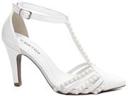 Sapato Scarpin Noiva Salto Alto Fino Stiletto Pérola 9cm Branco Torricella Sapato Scarpin Noiva Salto Alto Fino Stiletto Pérola 9cm Branco Torricella