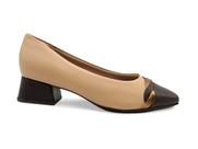 Sapato Scarpin Piccadilly Salto Bloco Baixo 160115