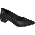 Sapato Scarpin Salto Baixo Grosso Social Conforto Bico Fino