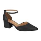 Sapato Scarpin Salto Grosso Baixo Feminino Vizzano