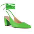 Sapato Scarpin Salto Grosso Feminino Com Amarração Conforto 2.32