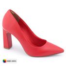 Sapato scarpin salto grosso vermelho n38 Sapato scarpin salto grosso vermelho n38