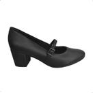 Sapato Scarpin Usaflex Boneca social Ortopedico couro AF1207