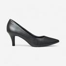 Sapato Scarpin Usaflex Em Couro Preto