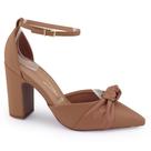 Sapato Scarpin Vizzano 1285.424 camel pelica nó salto 8,5cm
