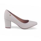 Sapato Scarpin Vizzano 1290.500 pelica salto bloco 7cm