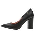 Sapato Scarpin Vizzano Feminino Salto Bloco Grosso Liso Sapato Scarpin Vizzano Feminino Salto Bloco Grosso Liso