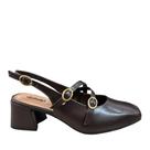 Sapato Slingback Dakota D0081 Feminino Fivelas Plataforma Sapato Slingback Dakota D0081 Feminino Fivelas Plataforma