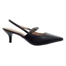 Sapato Slingback Salto Baixo Vizzano 1122.881 Preto