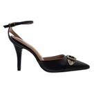 Sapato SlingBack Salto Baixo Vizzano 1184.1707 Preto Sapato SlingBack Salto Baixo Vizzano 1184.1707 Preto