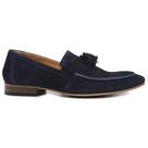 Sapato Social Azul Marinho Bambolim Em Couro 07885