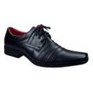 Sapato Social Bikarellus Cordao Cortes Masculino
