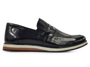 Sapato Social Br2 Casual Loafer Masculino Em Couro Legítimo