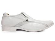 Sapato Social Calprado Branco em Couro Legítimo 3157 37/45