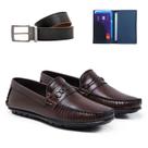 Sapato Social Casual Mocassim Leve Macio Flexível Anatômico + Cinto E Carteira Sapato Social Casual Mocassim Leve Macio Flexível Anatômico + Cinto E Carteira