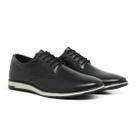 Sapato Social Casual Oxford Moderno Elegante com Cadarço Confortável Masculino