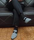 Sapato Social Cinza Estilo Casamento Masculino Bico Fino Lançamento Verão 26
