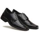 Sapato Social Confort Macio Confortável Luxo 90100 Preto