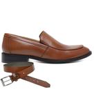 Sapato Social Couro Caramelo + Cinto 45887 Sapato Social Couro Caramelo + Cinto 45887