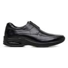 Sapato Social Couro Jota Pe Preto Life Conforto 10905