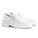 Sapato Social Couro Masculino Elástico Liso Casual Conforto