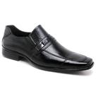 Sapato Social Couro Premium Masculino Confortável Berlin Preto Vogado Shoes Floater