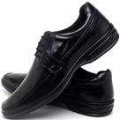 Sapato Social Couro Premium Masculino Ultra Confort Berlin Preto Vogado Shoes