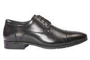 Sapato Social Couro Preto Air Walker - Cód 85052