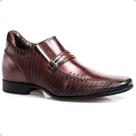 Sapato Social Couro Rafarillo Masculino Salto 7cm Conforto