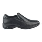 Sapato Social de Couro Masculino Jota Pe 3D Vision 71455 Preto