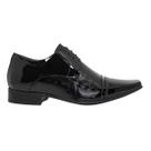 Sapato Social de Couro Masculino Jota Pe Air Fillipo 77700 Preto Verniz