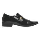 Sapato Social de Couro Masculino Jota Pe Air Prince 84617 Preto Verniz Sapato Social de Couro Masculino Jota Pe Air Prince 84617 Preto Verniz