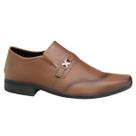 Sapato Social Fivela Casual Bico Fino Clássico Moderno 1071-A Sapato Social Fivela Casual Bico Fino Clássico Moderno 1071-A