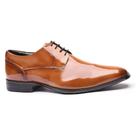 Sapato Social Gofer Sola Latex Verniz - Marrom Sapato Social Gofer Sola Latex Verniz - Marrom