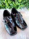 Sapato Social Infantil Preto Verniz Masculino Pajem - Conforto e Estilo
