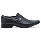 Sapato Social Jota Pe Air Bag Couro Conforto Slip On Macio
