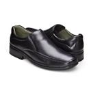 Sapato social Leve Couro de Carneiro Preto Leveterapia