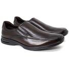 Sapato Social Liso Democrata Smart Air Couro Conforto