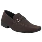 Sapato Social Masculina Café nobuck