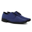 Sapato Social Masculino Azul Masculino nobuck!