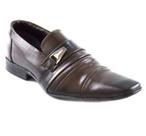 Sapato Social Masculino Bertelli 60024 - Confeccionado em Material Sintético
