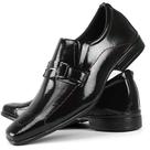Sapato Social Masculino Bico Quadrado La Faire Verniz - Preto Sapato Social Masculino Bico Quadrado La Faire Verniz - Preto