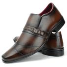 Sapato Social masculino cappuccino estilo italiano numeração 37 ao 44 ref 113