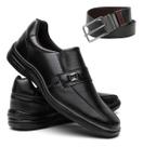 Sapato Social Masculino Casual Elegante Confort Cinto