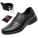 Sapato Social Masculino Casual Elegante em Couro Moderno + Cinto + Porta Cartão
