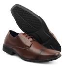 Sapato Social Masculino Clássico Bico Fino Alongado Cadarço Amarrar Preto e Marrom Sapato Social Masculino Clássico Bico Fino Alongado Cadarço Amarrar Preto e Marrom