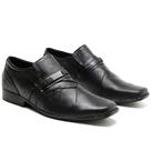 Sapato Social Masculino com Fivela Couro Confortavel Bico Quadrado Preto Sapato Social Masculino com Fivela Couro Confortavel Bico Quadrado Preto